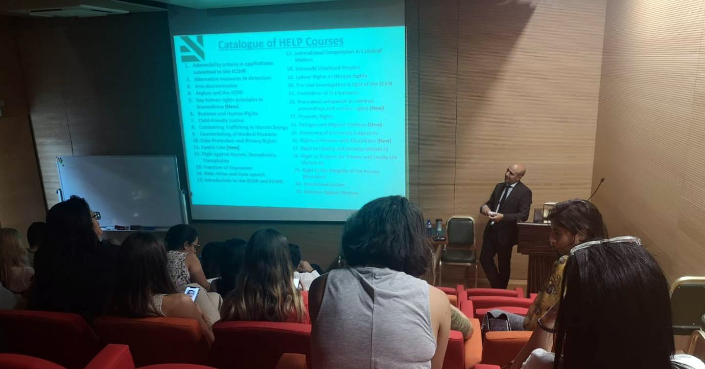 Seminar on  European Programme for Human Rights Education for Legal Professionals (HELP) – Methodology and the e-learning platform