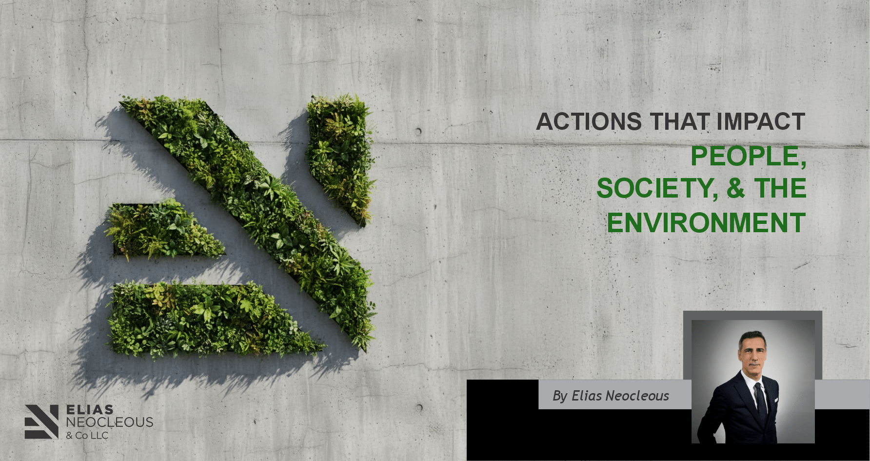 Actions that Impact People, Society, and the Environment