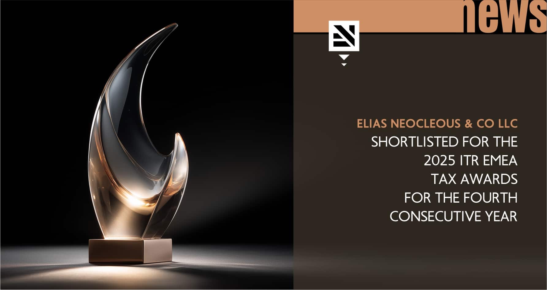 Elias Neocleous & Co LLC Shortlisted for the 2025 ITR EMEA Tax Awards for the Fourth Consecutive Year