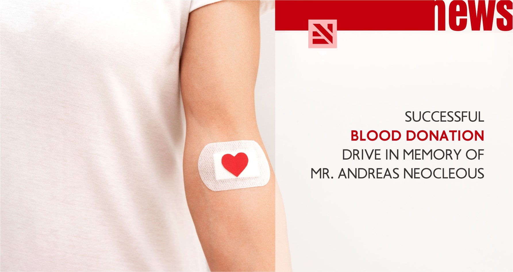 Successful Blood Donation Drive in Memory of Mr. Andreas Neocleous