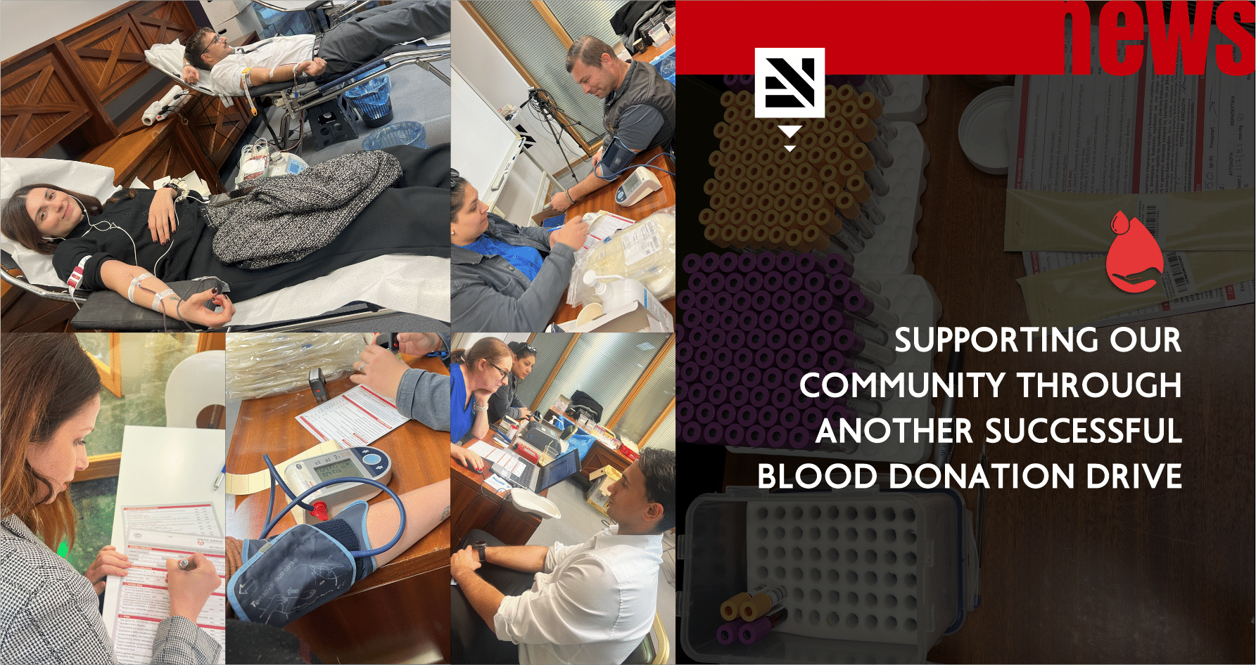 Supporting our community through another successful blood donation drive