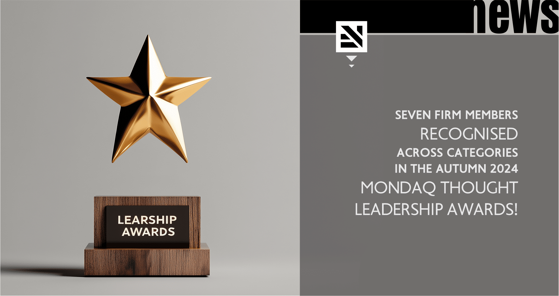 Seven firm members recognised across categories in the Autumn 2024 Mondaq Thought Leadership Awards!