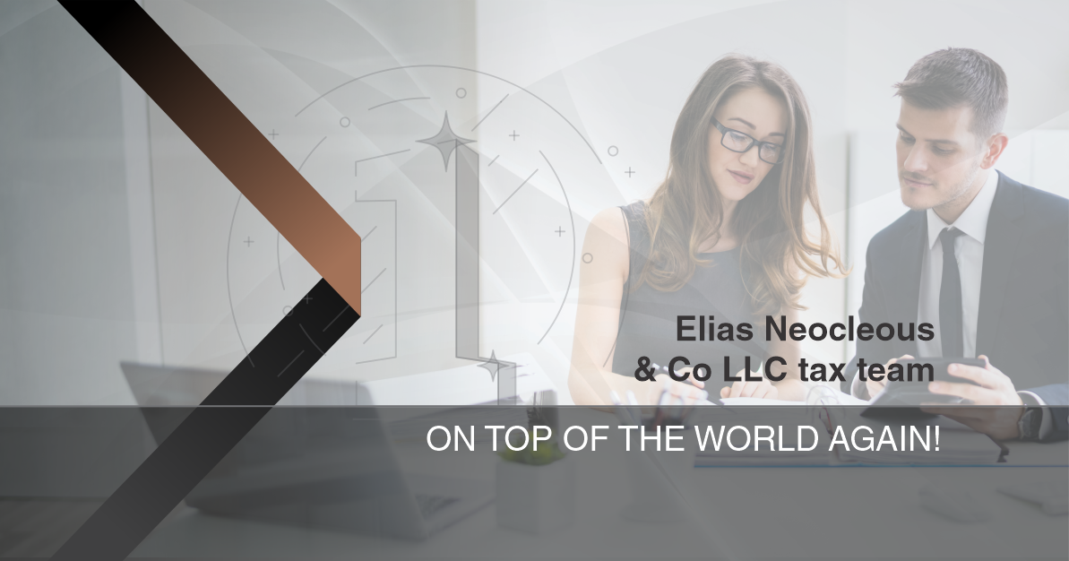 Elias Neocleous & Co LLC tax team on top of the world again!