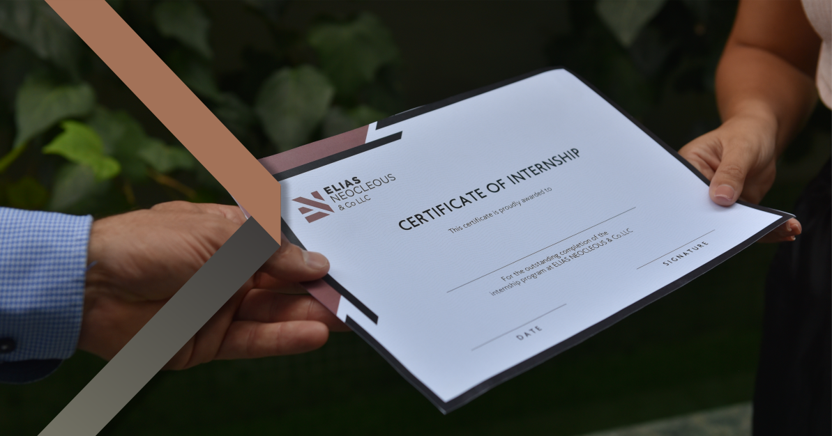 Congratulations to our Summer Internees.