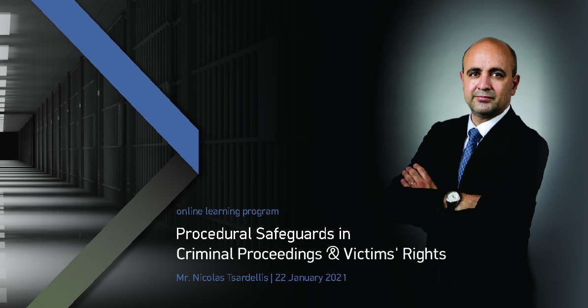 Human Rights course on Procedural Safeguards in Criminal Proceedings and Victims’ Rights
