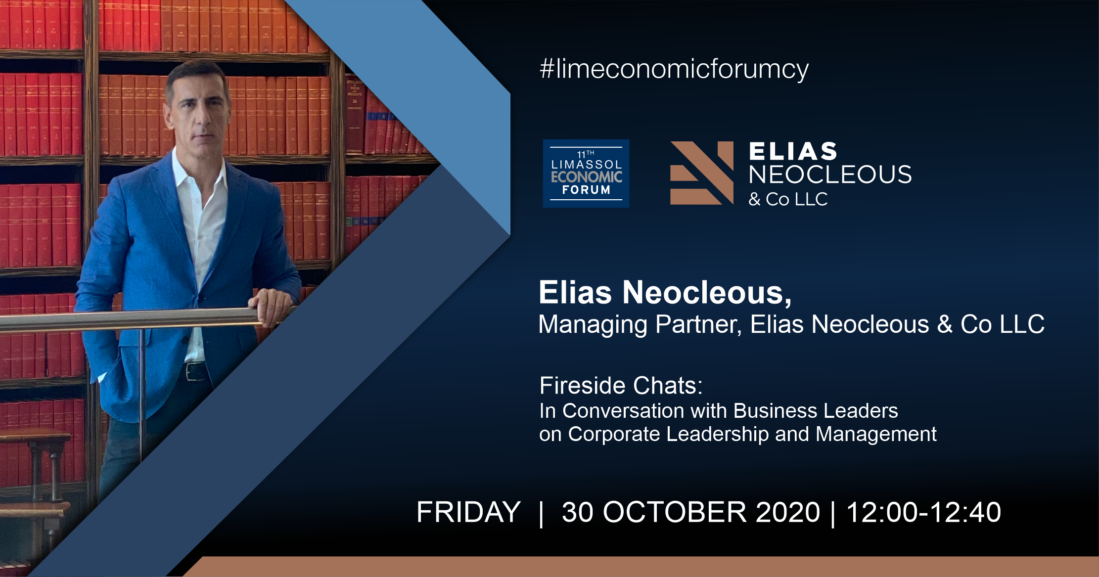 Limassol Economic Forum goes online 30 October 2020.